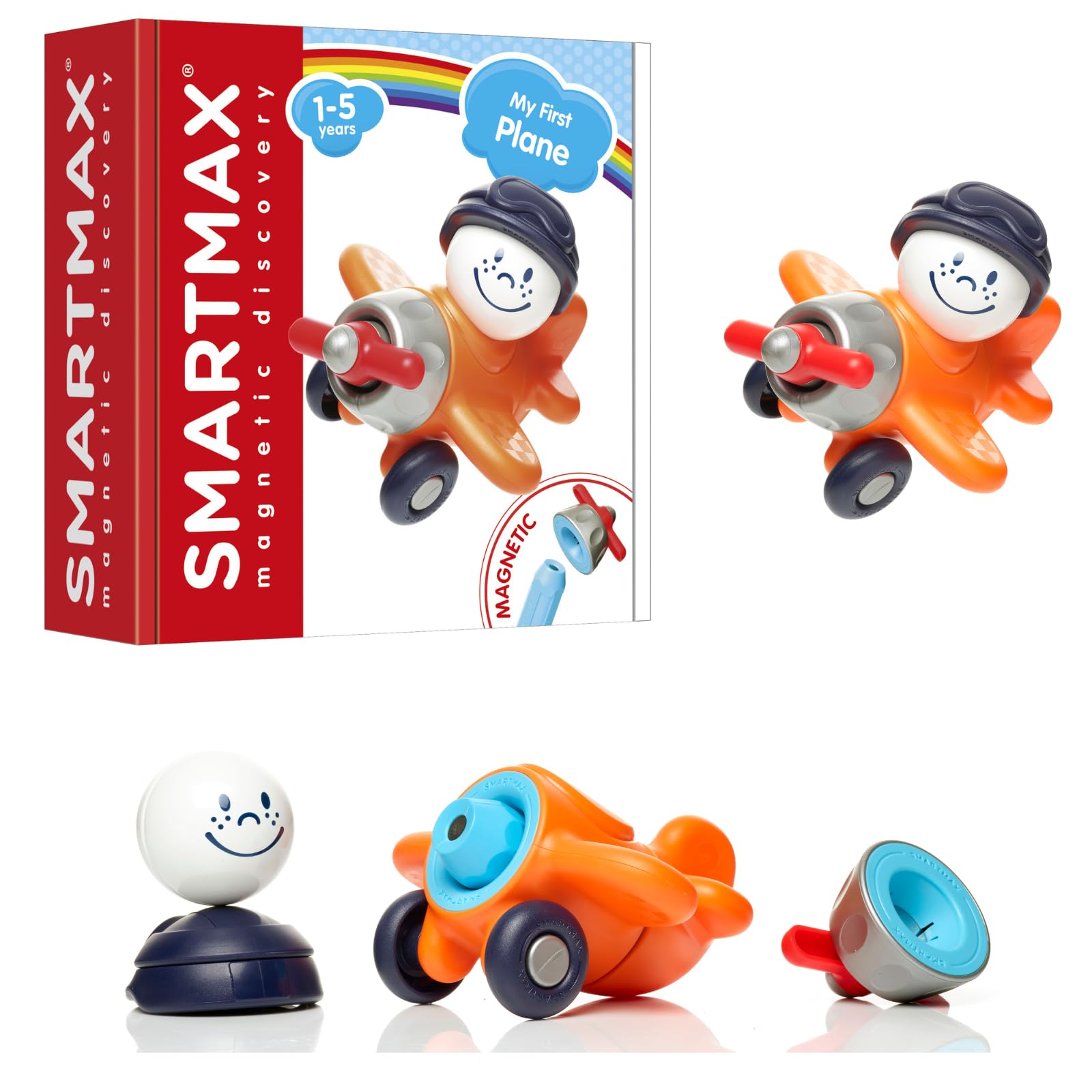 Amazon.com: SmartMax My First Plane Magnetic STEM Toy for Toddlers